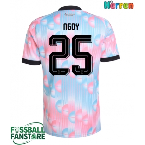 Belgien Nathan Ngoy #25 Replik Auswärtstrikot WM 2026 Kurzarm